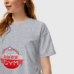 Футболка оверсайз женская Boss of GYM Color, цвет: меланж — фото 2