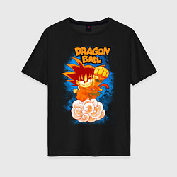 Женская футболка оверсайз Little Goku