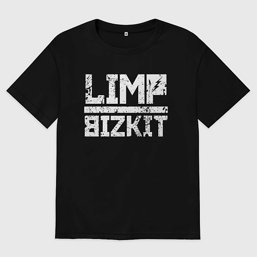 Женская футболка оверсайз LIMP BIZKIT / Черный – фото 1