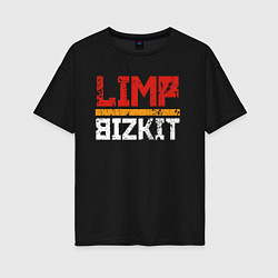 Футболка оверсайз женская LIMP BIZKIT, цвет: черный