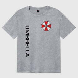 Футболка оверсайз женская UMBRELLA CORP, цвет: меланж