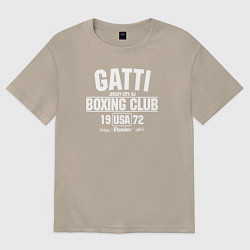 Футболка оверсайз женская Gatti Boxing Club, цвет: миндальный