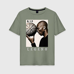 Футболка оверсайз женская Kobe - RIP Legend, цвет: авокадо