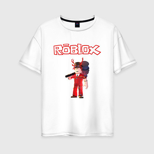 Женская футболка оверсайз ROBLOX / Белый – фото 1