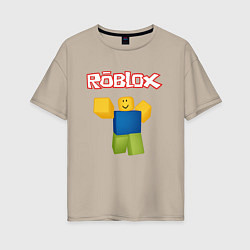 Футболка оверсайз женская ROBLOX, цвет: миндальный