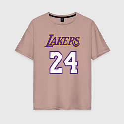 Женская футболка оверсайз Lakers 24