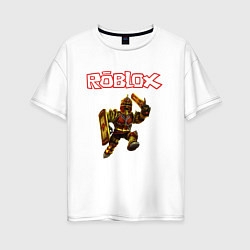 Футболка оверсайз женская ROBLOX, цвет: белый