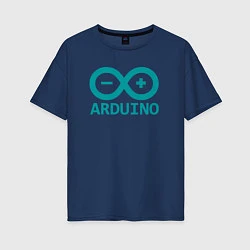 Женская футболка оверсайз Arduino