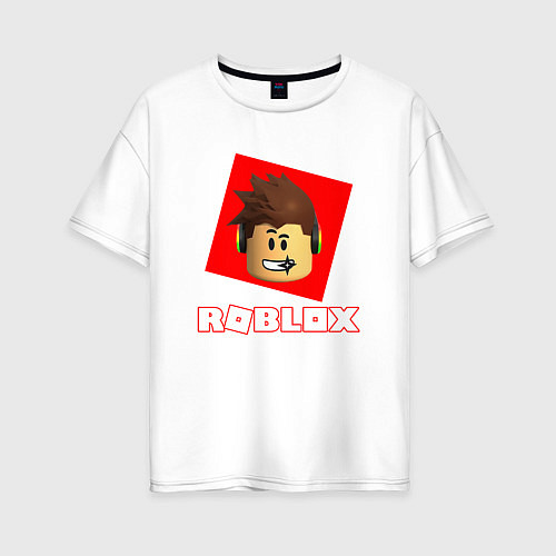 Женская футболка оверсайз ROBLOX / Белый – фото 1