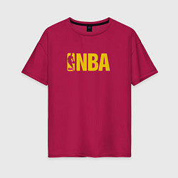Женская футболка оверсайз NBA GOLD