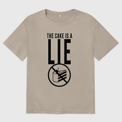 Футболка оверсайз женская PORTAL, цвет: миндальный