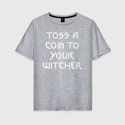 Женская футболка оверсайз WITCHER
