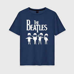 Женская футболка оверсайз Beatles