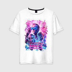 Футболка оверсайз женская Muse, цвет: белый