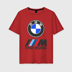 Женская футболка оверсайз BMW BOSS