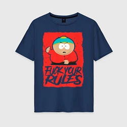 Футболка оверсайз женская CARTMAN, цвет: тёмно-синий