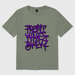 Футболка оверсайз женская GTA Tag BALLAS, цвет: авокадо