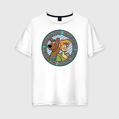 Женская футболка оверсайз Scooby-Doo / Белый – фото 1