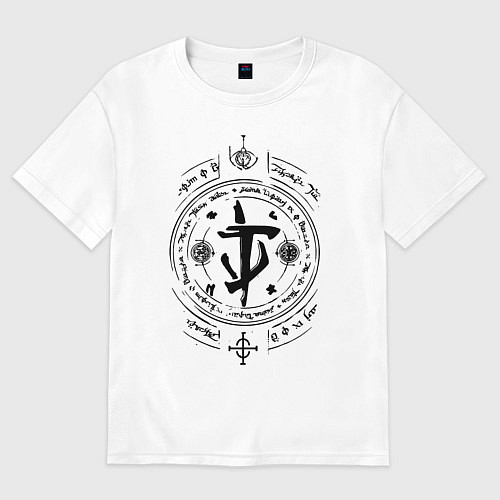 Женская футболка оверсайз Doom Eternal / Белый – фото 1