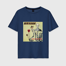 Женская футболка оверсайз NIRVANA