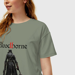 Футболка оверсайз женская Bloodborne, цвет: авокадо — фото 2