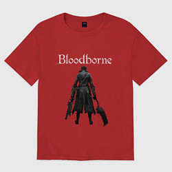 Футболка оверсайз женская Bloodborne, цвет: красный