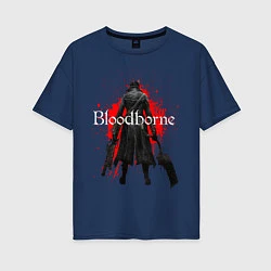 Женская футболка оверсайз Bloodborne