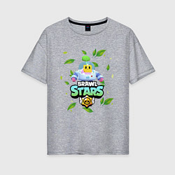 Женская футболка оверсайз Sprout Brawl Stars