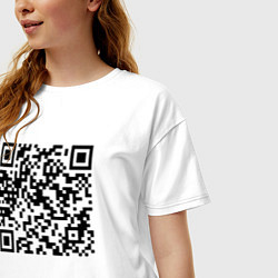 Футболка оверсайз женская Цитата из романа Михаила Булгакова, цвет: белый — фото 2