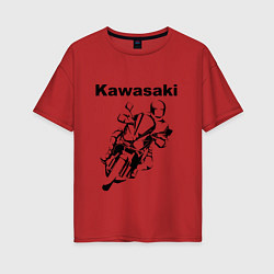 Женская футболка оверсайз KAWASAKI Z