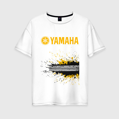 Женская футболка оверсайз YAMAHA Z / Белый – фото 1