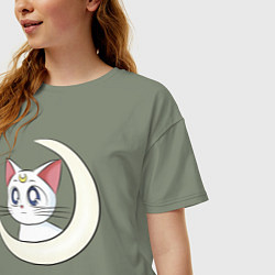 Футболка оверсайз женская Artemis, цвет: авокадо — фото 2