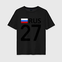 Женская футболка оверсайз RUS 27