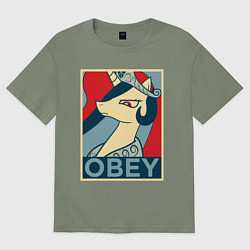 Футболка оверсайз женская Trixie OBEY, цвет: авокадо