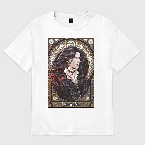 Женская футболка оверсайз The Witcher, Yennefer / Белый – фото 1