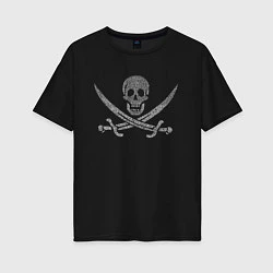 Женская футболка оверсайз Pirate
