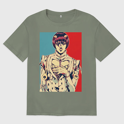 Женская футболка оверсайз Бруно Буччеллати / Авокадо – фото 1