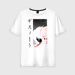Женская футболка оверсайз Death Note