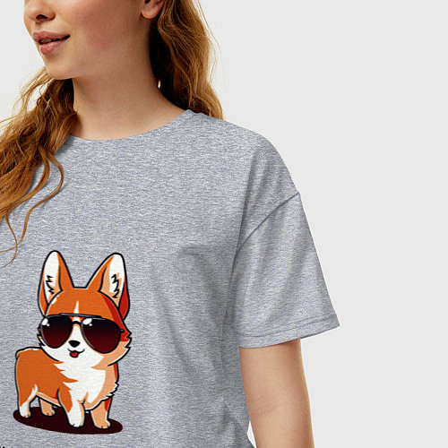 Женская футболка оверсайз ИНКОРГНИТО / Меланж – фото 3