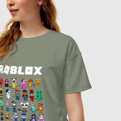 Футболка оверсайз женская ROBLOX PIGGY, цвет: авокадо — фото 2
