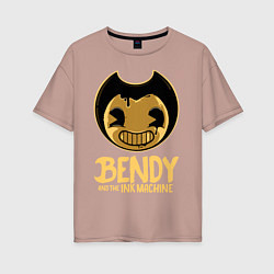 Женская футболка оверсайз Bendy And The Ink Machine