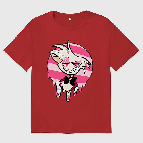 Женская футболка оверсайз ОТЕЛЬ ХАЗБИН / Красный – фото 1