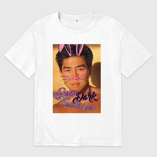 Женская футболка оверсайз Deep Dark / Белый – фото 1