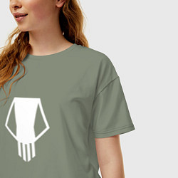 Футболка оверсайз женская Bakugo t-shirt, цвет: авокадо — фото 2