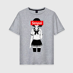 Женская футболка оверсайз Senpai