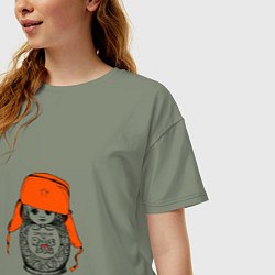 Футболка оверсайз женская Родина Россия, цвет: авокадо — фото 2