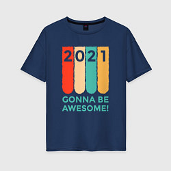 Женская футболка оверсайз 2021 будет крутым
