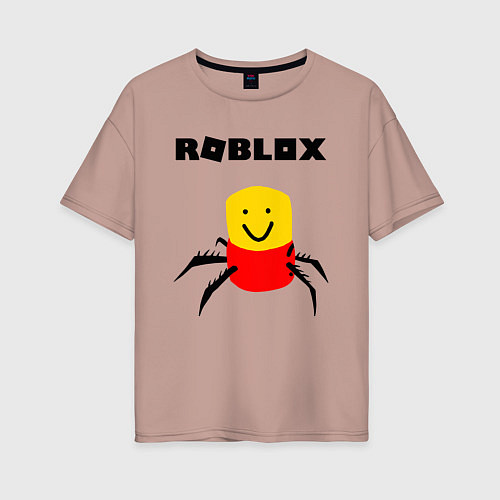 Женская футболка оверсайз ROBLOX / Пыльно-розовый – фото 1