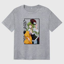 Женская футболка оверсайз C C Код Гиас