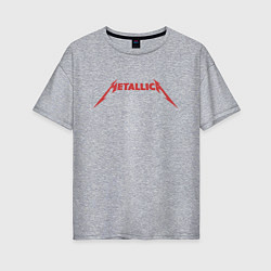 Женская футболка оверсайз And Justice For All Metallica